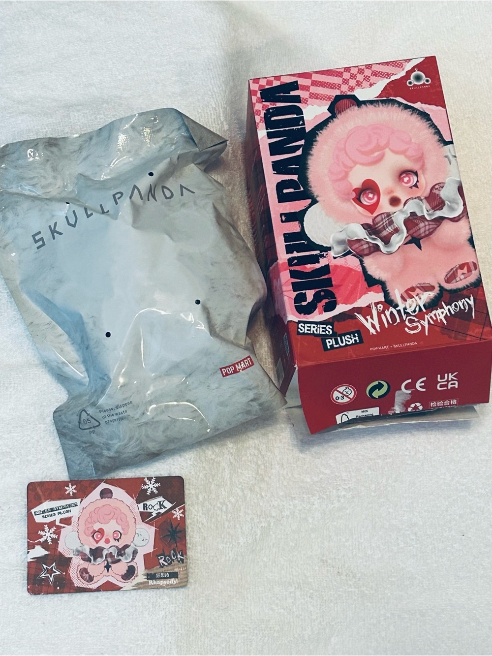 Pop Mart Skull Panda Winter Symphony Plush